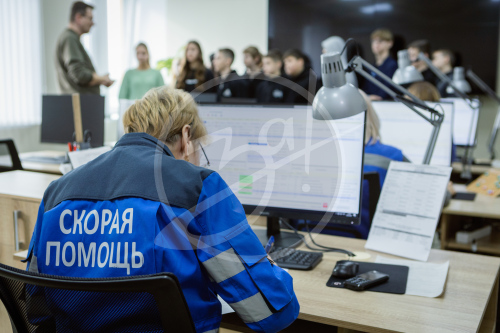 Экскурсия школьников в скорой 
помощи