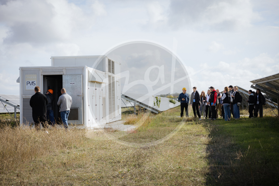 Студенты Запорожской области совершили экскурсию по солнечной электростанции