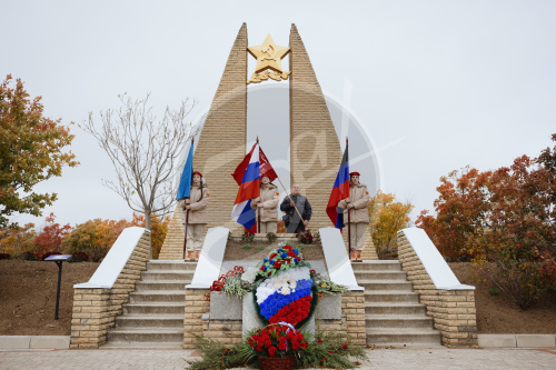 Ко Дню освобождения Мелитополя от немецко-фашистских захватчиков Запорожскую область посетила делегация Донецкой Народной Республики.